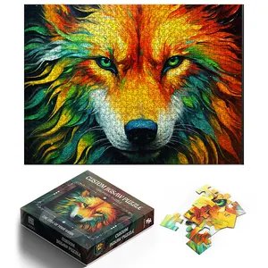 Professional Custom Printing Puzzles 500 1000 Pieces Jigsaw Puzzle For Adult