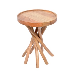 Modern Wood 7 Leg <b>Side</b> and Coffee <b>Table</b> for Living Room Furniture and Garden Decor Usage Wooden <b>Table</b> with Different Design - Product Image 2