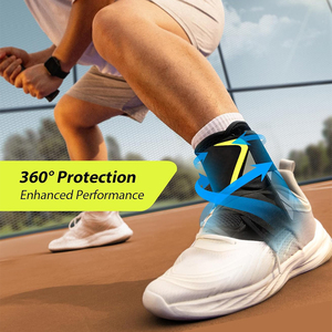 Support de cheville réglable professionnel pour enveloppement de compression de cheville entorse pour la prévention des blessures et la récupération sportive - Product Image 4