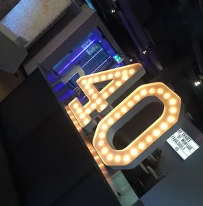 Large Led Numbers High Quality Led Letter Lights Numbers Marquee Letters Wedding Sign Large 3ft/4ft/5ft Light Up Numbers Wedding Decoration