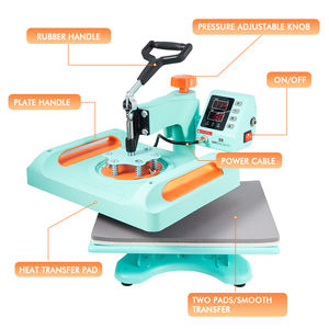 Presse à Chaud Combinée 11-<span class=keywords><strong>en</strong></span>-1 pour Sublimation 29x38 pour T-shirts, Tasses, Assiettes, Casquettes, Chaussures, Stylos – Transfert Thermique - Product Image 2