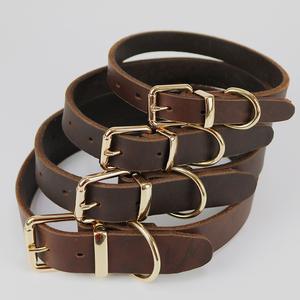 Collier pour animaux de compagnie en cuir véritable, très vendu, spécialement conçu pour les chiens de taille moyenne et grande - Product Image 5