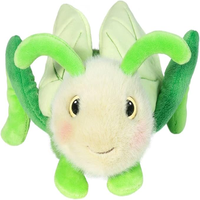 Peluche de sauteuse mignonne de dessin animé, jouet doux et câlin en forme d'insecte pour enfants, décoration et cadeaux sur le thème de la nature