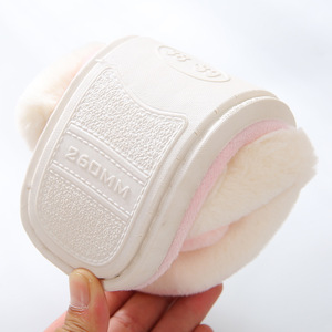 New Winter Cute Love Home Cotton <strong>Slippers</strong> Anti Slip, Internet <strong>Red</strong> Thickened Warmth Rabbit Hair - Product Image 4