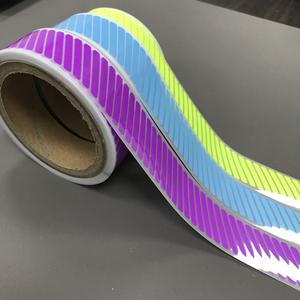 KAIRENダイヤモンドグレードPVC反射熱伝達ビニールテープカスタム卸売セグメントフィルムブルー - Product Image 6