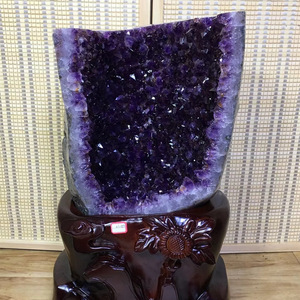 All'ingrosso naturale ammassi di cristallo di ametista grande guarigione spirituale decorazioni per la casa ornamenti o grotta per la guarigione spirituale - Product Image 4