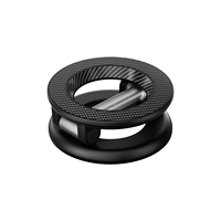 Support de téléphone à double anneau magnétique, fixation rapide sur toute surface en fer, pivotant et inclinable, compatible avec les smartphones