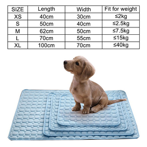 Drops hipping Dog <span class=keywords><strong>Cooling</strong></span> <span class=keywords><strong>Pad</strong></span> Matte für Hunde Cat Blanket Sofa Atmungsaktives Haustier bett Sommer wasch bar für kleine mittelgroße Hunde Auto - Product Image 5