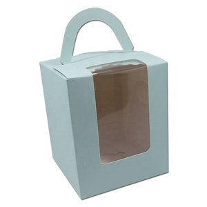 Boîte en carton de papier d'emballage de poupée de gâteau personnalisée avec fenêtre en PVC transparente voyage Portable le plus populaire - Product Image 4