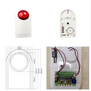 الجملة سعر الصوت والضوء سماعة 12 V المتكلم تحذير صفارة الإنذار فلاش إنذار - Product Image 3