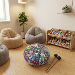 Vaisselle à impression numérique de forme ronde sur le thème de la musique classique, décoration de la maison - Product Image 4