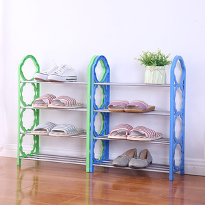 Nuevo producto caliente 4 capas <span class=keywords><strong>multiusos</strong></span> multicapa simple hogar <span class=keywords><strong>Zapatero</strong></span> ahorro de espacio dormitorio puerta estante - Product Image 6