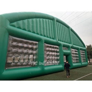 Tente de sport gonflable verte professionnelle OEM pour terrain d'entraînement de football en salle et terrain de basketball - Product Image 5