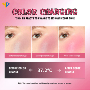 Paleta de Rubor Dorado Natural que Cambia de Color, con SPF, Hidratante, Vegano, de Larga Duración, Cobertura Facial, Fórmula Resistente al Agua, Marca Privada - Product Image 5