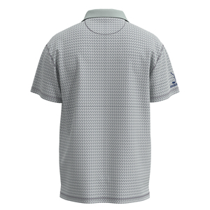 Polo de luxe haut de gamme pour homme OEM ODM UPF50+ respirant et flexible avec col qui ne s'enroule pas pour le golf et le badminton - Product Image 2