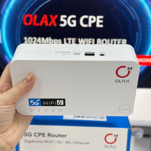 เราเตอร์ Olax G5010 5G CPE WiFi6 พร้อมพอร์ต LAN ซิมโมเด็มไวไฟ Openwrt Cat4 ฟังก์ชั่น VPN แบตเตอรี่ 4000mAh รองรับซิม 5G - Product Image 4