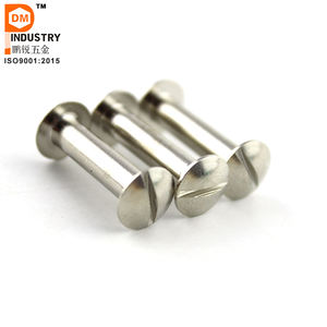 Barils de fixation en acier inoxydable, barils de fixation M3*5 Dia.4 M3*13mm Plaining M3 Vis de fixation Chicago M3 de PDM - Product Image 2