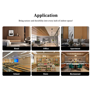 Panneaux muraux en PVC sensation luxe, revêtement mural intérieur en WPC, panneaux décoratifs en bois, feuilles murales en bois pour chambres à coucher - Product Image 6