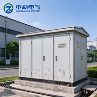 Transformateur de distribution électrique extérieur compact préfabriqué de moyenne tension 1250 kVA