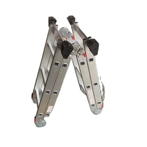 Scala pieghevole in alluminio Multi-funzione per interni/esterni <span class=keywords><strong>Pulete</strong></span> per lavori di isolamento edilizio - Product Image 4