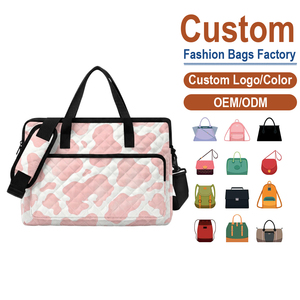 Bolso para Portátil Acolchado de Poliéster – Elegante Bolso Tipo Tote con Estampado de Cebra, Diseño Personalizable para Negocios y Viajes - Product Image 1