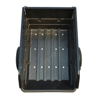 Promotion Remorque à benne basculante pour ATV de 300 kg, remorque multifonctionnelle pour tracteur, chariot utilitaire pour ATV avec 2 roues