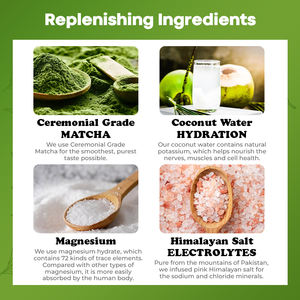 Oligo-é<span class=keywords><strong>l</strong></span>éments OEM <span class=keywords><strong>sel</strong></span> minéral <span class=keywords><strong>rose</strong></span> <span class=keywords><strong>de</strong></span> <span class=keywords><strong>l</strong></span>'<span class=keywords><strong>Himalaya</strong></span> électrolytes d'hydratation matcha instantané - Product Image 4