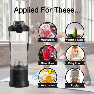 600ML tragbarer USB Protein <span class=keywords><strong>Shaker</strong></span> Elektrischer wiederauf ladbarer wasserdichter Stab mixer Getränke deckel Pulver mischmasch ine für den Auto gebrauch - Product Image 3