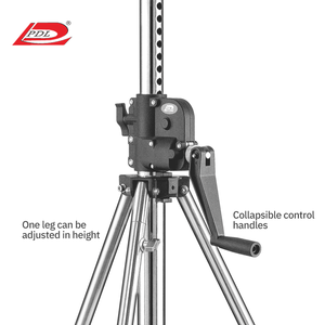 Trépied multifonctionnel Saturn(PDL) C701B, support d'éclairage, film et télévision, pliable, robuste, <span class=keywords><strong>pour</strong></span> caméra de tournage, trépied à manivelle - Product Image 4