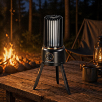 Lampe anti-moustiques électrique 360 °   Piège à moustiques quadruple, attracteur de moustiques, tueur électrique, lampe de camping pour plusieurs scénarios