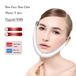 V-Face Shaping Facial Belt and Slimming Vibration V shape LED Electric Face Lifting Massager Machine