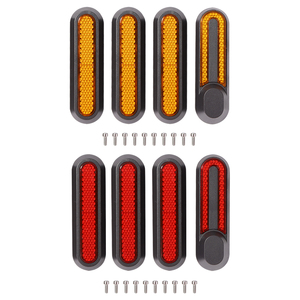 4 Piezas de Cubiertas Protectoras <span class=keywords><strong>para</strong></span> Ruedas, Tapas de Cubo con <span class=keywords><strong>Pegatinas</strong></span> Reflectantes <span class=keywords><strong>para</strong></span> <span class=keywords><strong>Xiaomi</strong></span> Mi Electric Scooter <span class=keywords><strong>Pro</strong></span> <span class=keywords><strong>2</strong></span> M365, Accesorios <span class=keywords><strong>para</strong></span> Scooter - Product Image 3