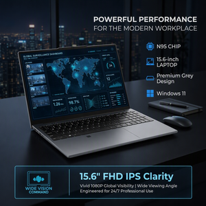 Nouvel ordinateur <span class=keywords><strong>portable</strong></span> pour étudiants de 15,6 pouces, Intel N95 Quad Core, 16 Go de RAM, 512 Go de SSD, Windows 11 Business, <span class=keywords><strong>portable</strong></span>, écran FHD IPS - Product Image 3