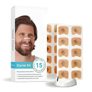 Kit pemula Dilator hidung kekuatan ekstra, krim bahan ABS aman di kulit, strip hidung untuk bernapas, solusi tidur - Product Image 4