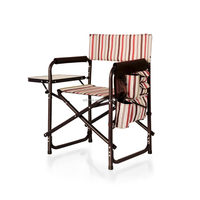 Chaise pliante légère OEM pour l'extérieur, la pêche, le camping, la salle de sport, l'école, la salle à manger, avec table en fer