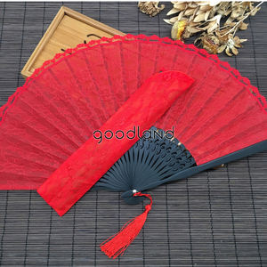 مراوح يد مكسيكية هندية من الدانتيل أوراق النخيل الصينية - Product Image 4