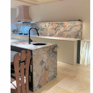 Luxury Natural <b>Marble</b> Kitchen Countertop Polished <b>Top</b> for Home Decoration FOur Seasons Elegant - Product Image 4