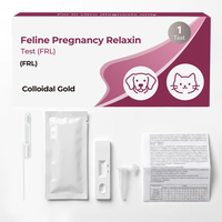 Kit de test de grossesse pour chat, relaxine féline FRL, cassette rapide, gestion reproductive pour éleveurs, test en une étape, prix usine OEM, ISO13485