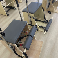Chaise stable en chêne durable et réglable pour des exercices de Pilates efficaces dans les studios, équipement de Pilates Reformer