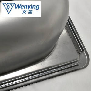 WY-2120 de fregadero de acero inoxidable de 70/110mm, individual, redondo y moderno, 2120 - Product Image 5