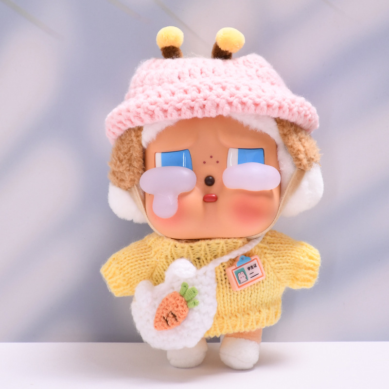 S student sweater carrot bag three-piece set