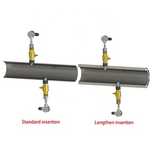 4-20ma Liquid Pipeline Ultrasonic <strong>Flow</strong> <strong>Meter</strong> Insertion with Temperature Sensor Milk Beer Beverage Water Flowmeter <strong>Flow</strong> Sensor - Product Image 3