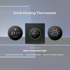<span class=keywords><strong>Thermostat</strong></span> <span class=keywords><strong>Connecté</strong></span> Tuya à Bouton pour Chauffage au Sol, Contrôleur Programmable Wi-Fi pour Chauffage à Eau - Product Image 5