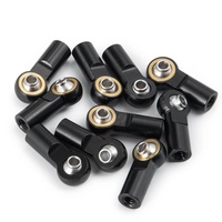10 pièces de têtes de biellettes en métal M4 avec têtes à billes en acier, essentielles pour les voitures RC Crawler 1/10, modèle AXI-2062T1