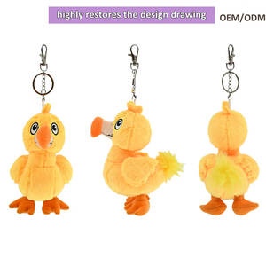 Serie de Cajas Sorpresa de Peluches Personalizados de Múltiples Estilos, Llaveros de Peluche Personalizados de Pájaro Amarillo como Regalos - Product Image 4