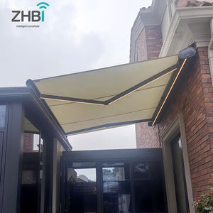 Toldo Retráctil Motorizado Multifuncional de Aluminio para Jardín Exterior - Product Image 1