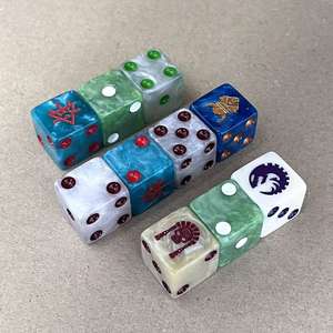 Dados de Mármol y Perla Ecológicos de 16 mm a Precio Más Bajo para Juegos de Mesa y Promoción - Product Image 5