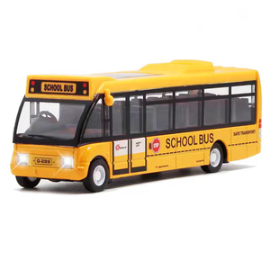 โมเดลรถรับส่ง1/32ตามความต้องการโมเดลรถบัสของเล่นรถโรงเรียนสนามบินรถรับส่งโมเดลรถบัสของเล่นสำหรับเด็ก - Product Image 6