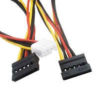 Adaptateur d'alimentation DVR 4 broches vers câble d'alimentation de disque dur SATA compatible avec l'enregistreur vidéo Hikvision