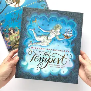 Custom Kids English Story Books For Children Hardcover Cardboard Book Kids Story Book Children